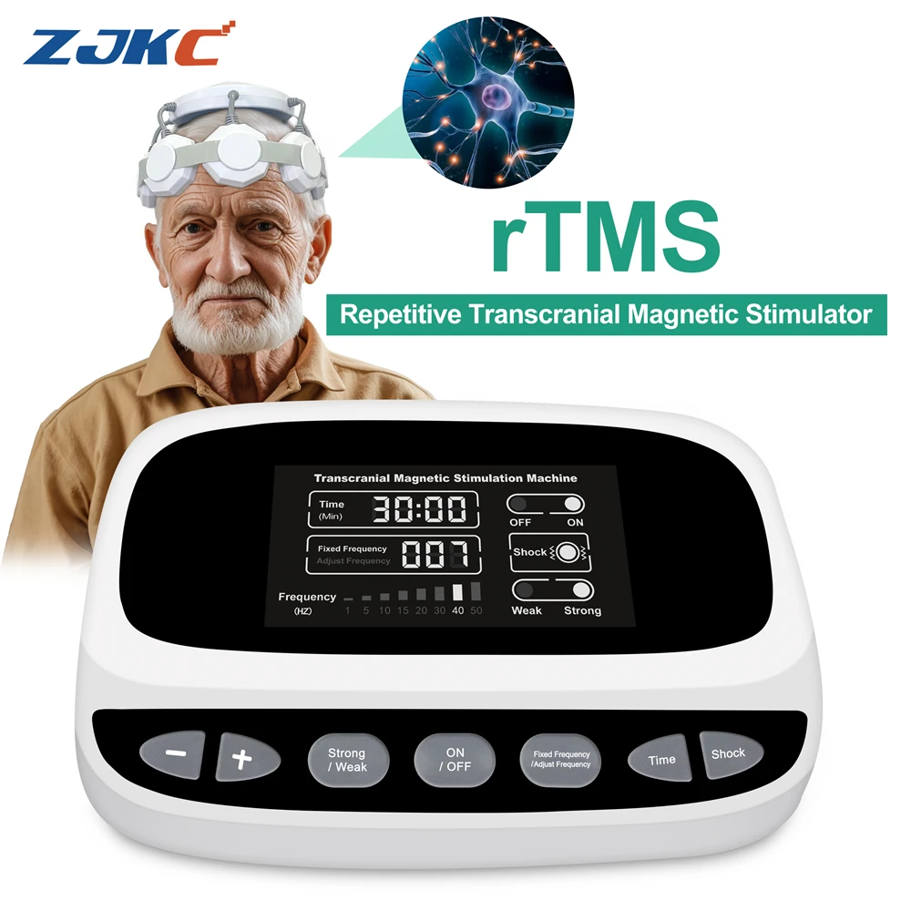 ZJKC TMS for Alzheimer's Stimulation Device Deep Brain Therapy for Parkinson's Disease Stroke Reduce Long Term Nerve Damage