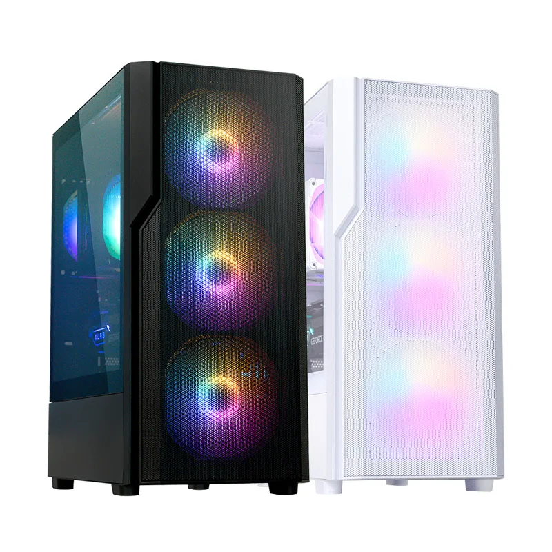 I5 14400F RTX4070SUPER + DDR5 16GB + NVMe 500GB Computer body Intel Gaming assembled PC Desktop Hostcom