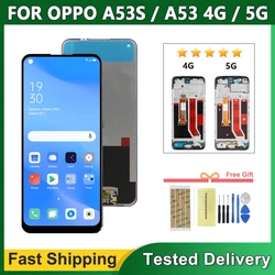 A53S 4G Display Screen for Oppo A53 4G CPH2127 Lcd Display Touch Screen Digitizer Assembly with Frame for Oppo A53 5G PECM30