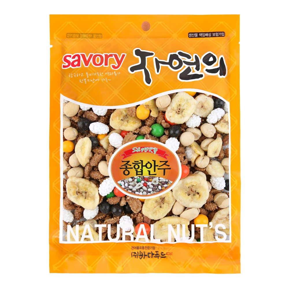 مزيج الجوز وجبة خفيفة 500 جرام المكسرات اللوز القهوة الفول السوداني رقائق الموز كرات الشوكولاته سعة كبيرة الطراز القديم وجبة خفيفة للأطفال