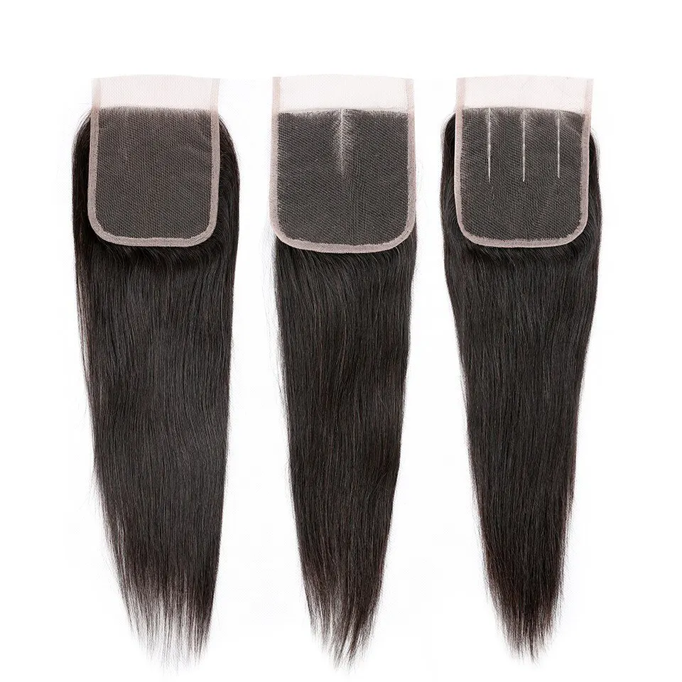 Straight Lace Closure Pre Plucked