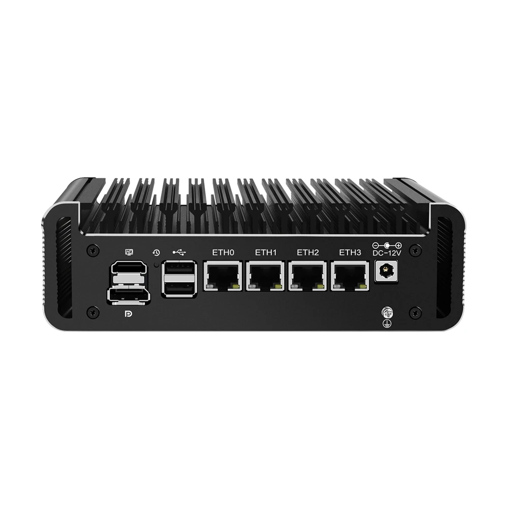 

Micro Firewall Appliance,Mini PC,Router PC, J6412/J6413,RJ26,pFsense Plus,Mikrotik,4xIntel 2.5GbE I226-V,HD,DP,USB3.2,Type-C,TF