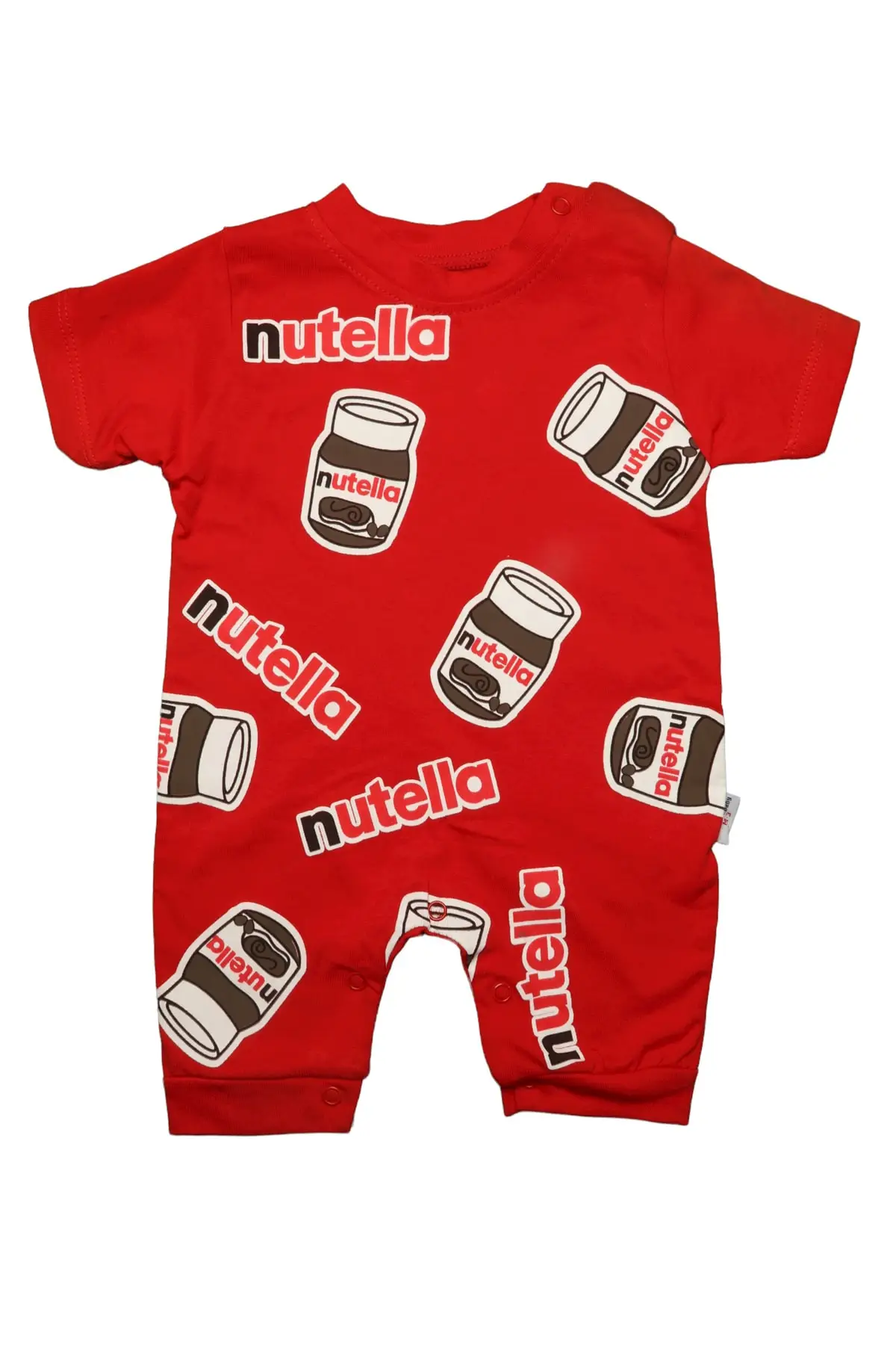 Baby Run Nutella Baby Clothes Infant Boys Girls Cotton Jumpsuit Pajamas Outfit Newborn Unisex Baby Summer Short Sleeve Rompers