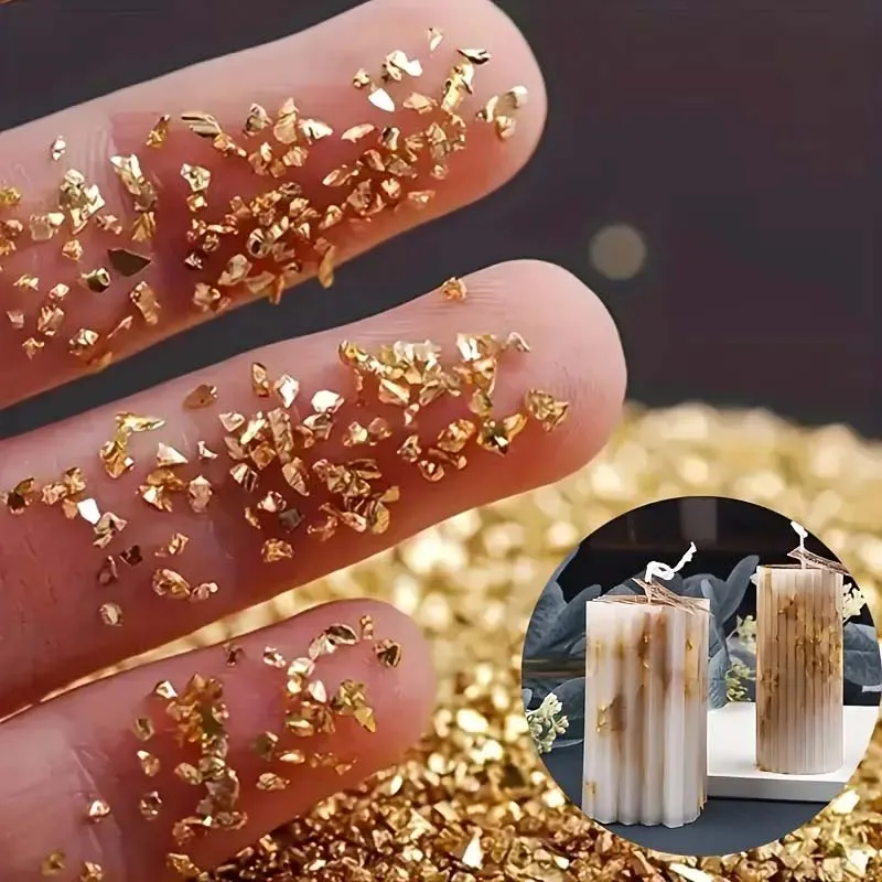 20 g/Packung unregelmäßige kleine zerkleinerte Steindekorationen, perfekt für die Herstellung von DIY-Kerzen, Tropfenkleber, Harzfüller, Silikonformfüllung