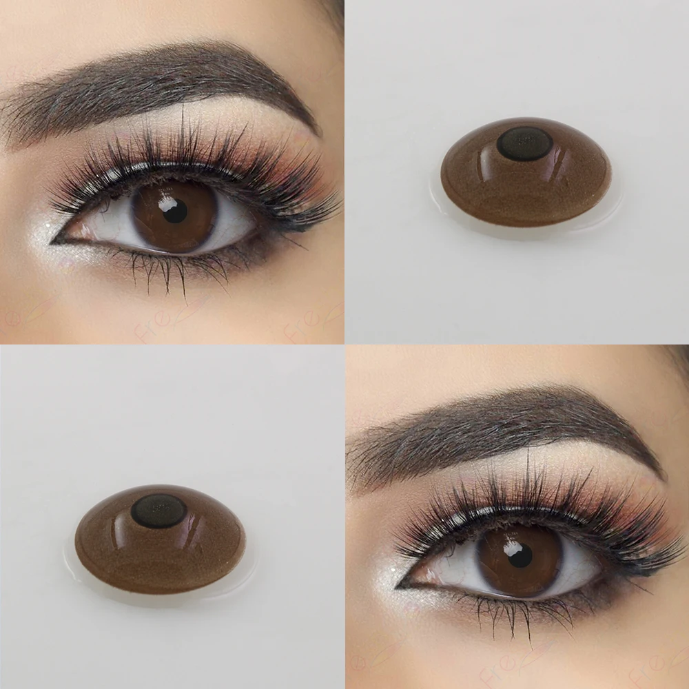 4pcs Iris Therapeutic blind  Lens Prosthetic Contact Lenses for People with Eye Defects