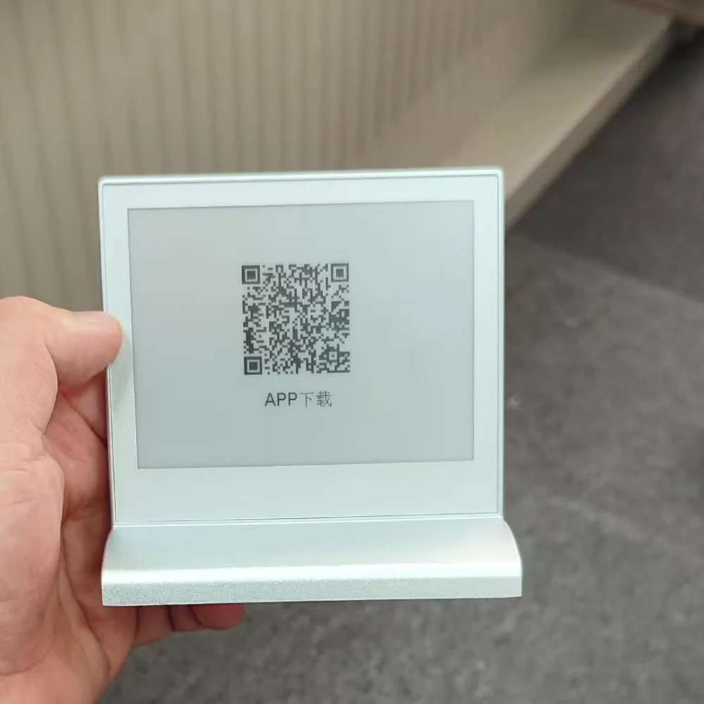 Tampilan E-Ink 4,2 inci Tampilan E-Paper Desktop Layar Satu Sisi untuk Tampilan Menu dan Harga