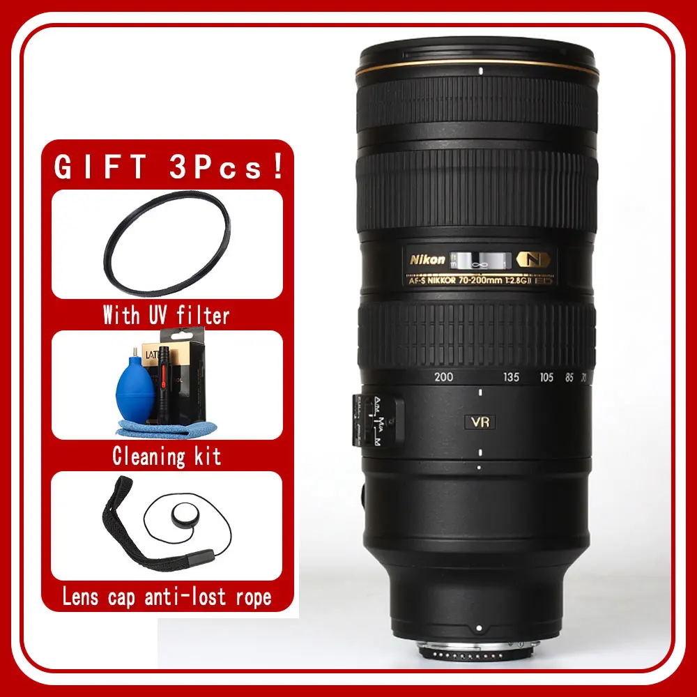 Nikon AF-S NIKKOR 70-200mm f/2.8G ED VR II Lens