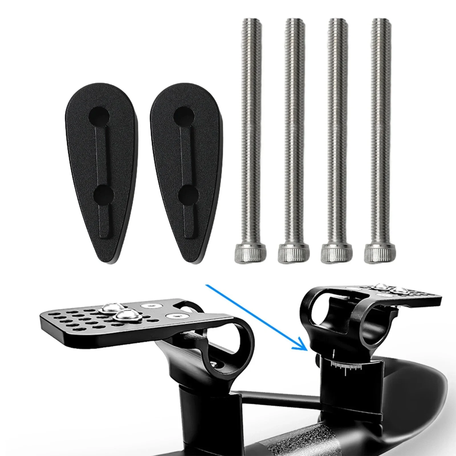 AliExpress Bicycle Carbon For TT Handlebar Spacers For Aero Bars Increase 5mm/10/20/40mm Riser Spacer Extender Cycling Accessories