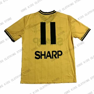 Camisa retrô de futebol para adultos e crianças, roupas de treino de futebol, Beitar, Jerusalem Home Kit, roupas esportivas de verão, Israel, nova chegada, 84-85 10 principais vendas camisa seleção de israel - №2