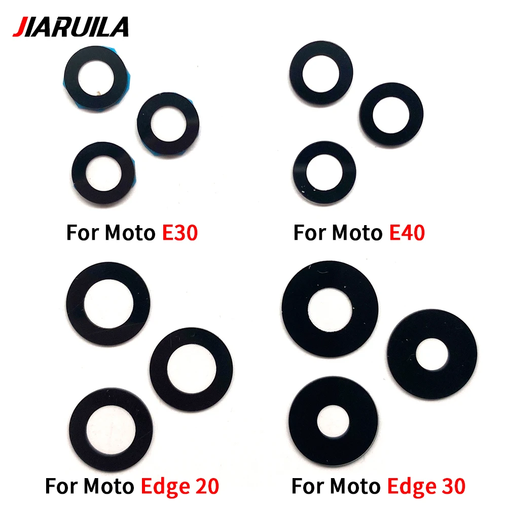 Good Rear Camera Glass Lens For Moto E30 E40 E32 E22 Edge 30 E7 E7i Power Edge 20 Lite With Repair Tools Replacement Parts