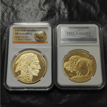 Edición limitada 2024, moneda sin moneda, libertad, conmemorativa india, moneda americana chapada en oro de 24 quilates, insignia de Honor