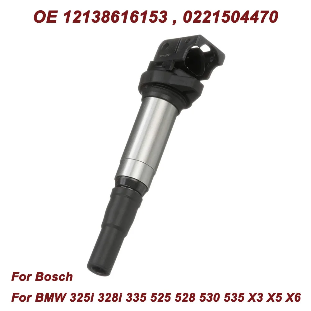 High Quality Ignition Coil 12138616153 12137594596 0221504470 For Bosch BMW E60 E61 F10 F18 F11 E39 F07 520I 523I 525I X3 X5 Z4