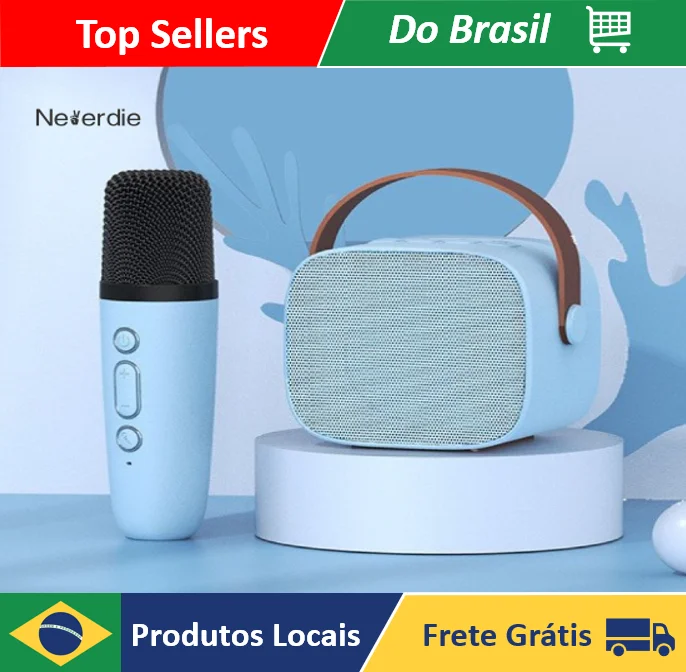 Portable Bluetooth Sound Box with Microphone 6W Without Led-Neverdie Store