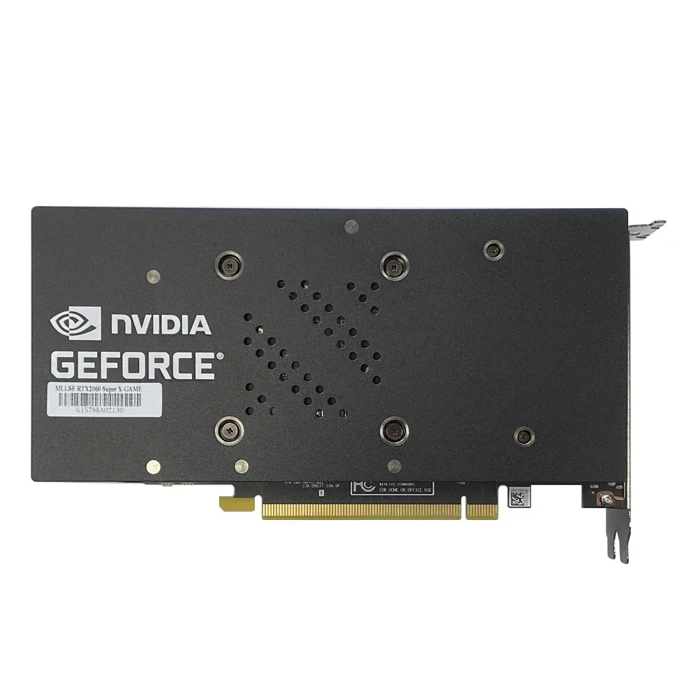 Usado 2023 mllse placa de vídeo nvidia geforce rtx 2060 super 8gb placa gráfica gddr6 256 bits gpu desktops jogos Виде®ка
