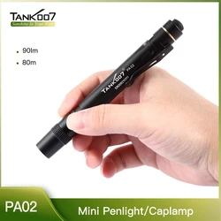 TANK007 PA02 Portable Medical Penlight Household EDC Mini Flashlight LED Lantern Torch Pen Light Caplamp AAA Battery Waterdrop