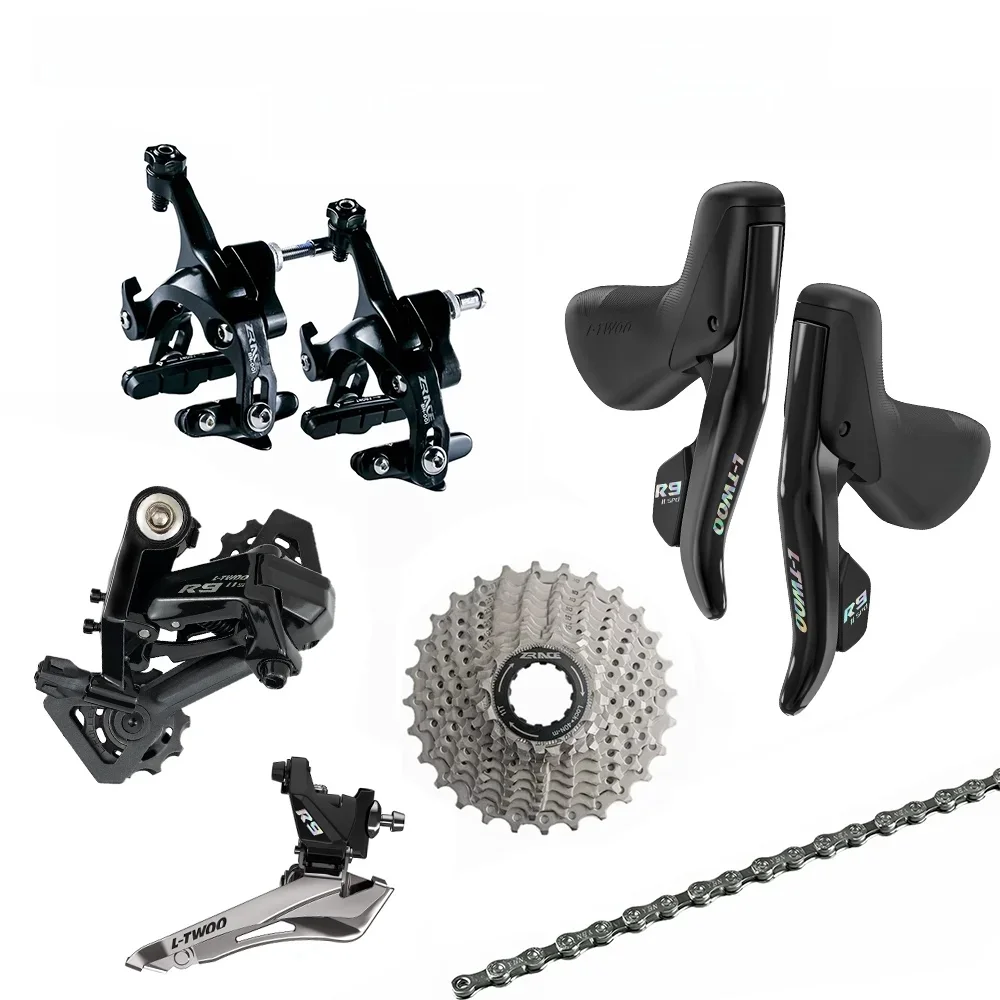 AliExpress LTWOO R9 2x11 speed, 22s Road 8Kit, ZRACE Brake + Cassette + Chains + Shifter + Rear Derailleurs + Front Derailleurs, 5800,R7000