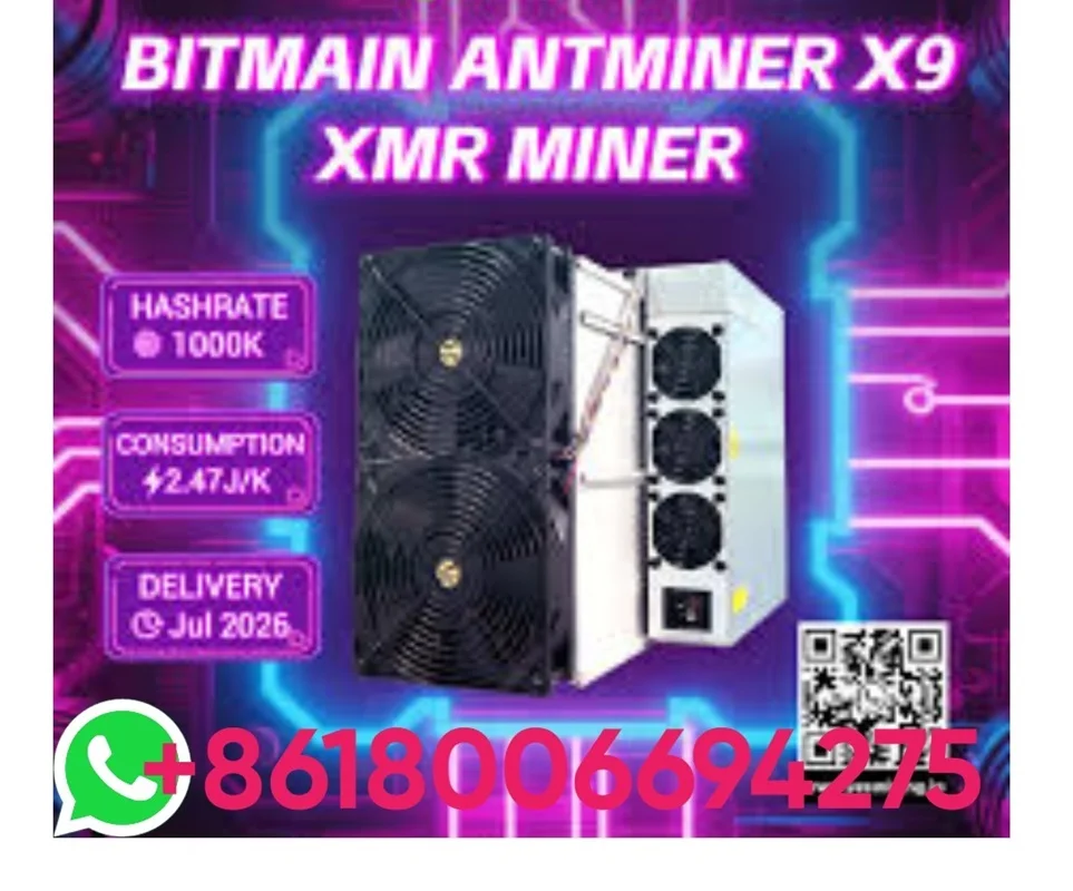

B. FOR SALE New Bitmain Antminer X9 1Mh/s 2472W Monero XMR Miner