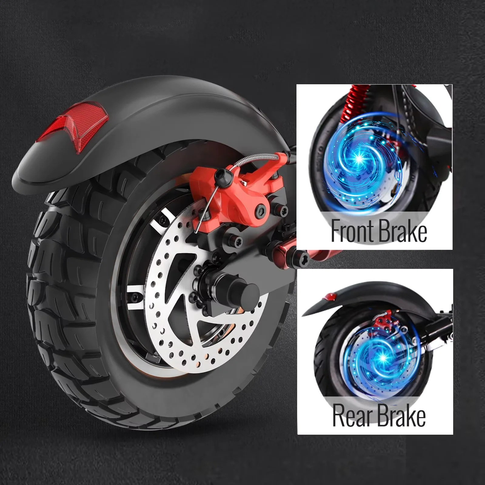 trottinette électrique tout-terrain – design et finitions