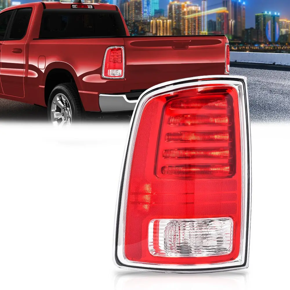 

Левые задние фонари, подходящие для 2013--2016 Ram 1500 2500 3500 Светодиодный задний стоп-сигнал