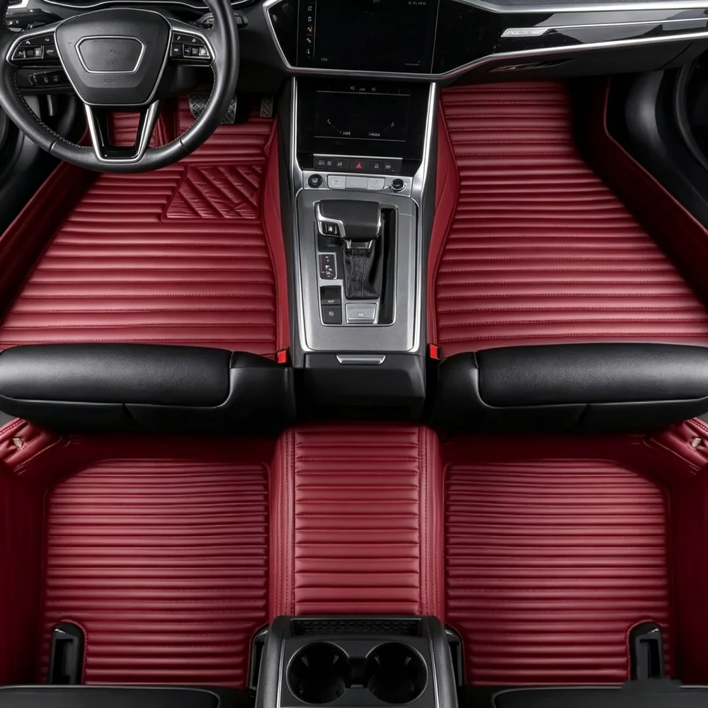 Alfombrillas moldeadas a medida para Skoda Octavia Combi 5E 2013-2020, 5 asientos, LHD RHD, cobertura total, alfombras interiores de cuero antimanchas y resistentes al desgaste