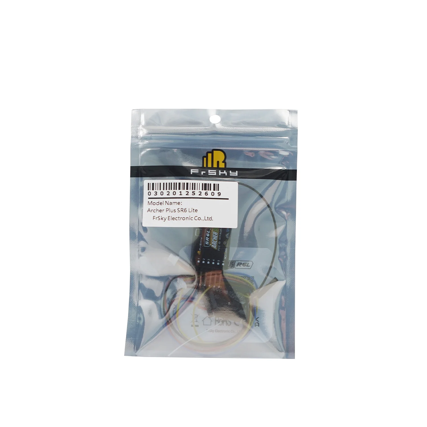 FrSky Archer Plus 6 (AP6) 2.4GHz Receiver, Enhanced Anti-RF-Interference, Smart-Matched Access & ACCST D16 Mode, 6 High-Precisio