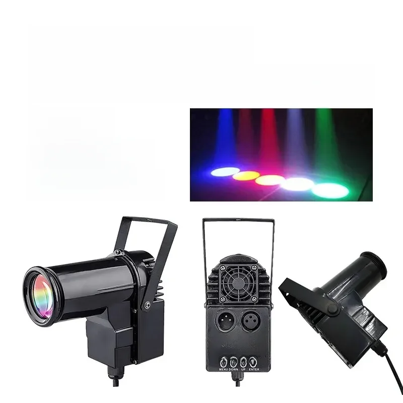 LED Disco Ball Faisceau Lumineux Spot Light 10W RGBW 4en1 Étape Pinspot Lumière Dmx pour le Parti Bar DJ Événement
