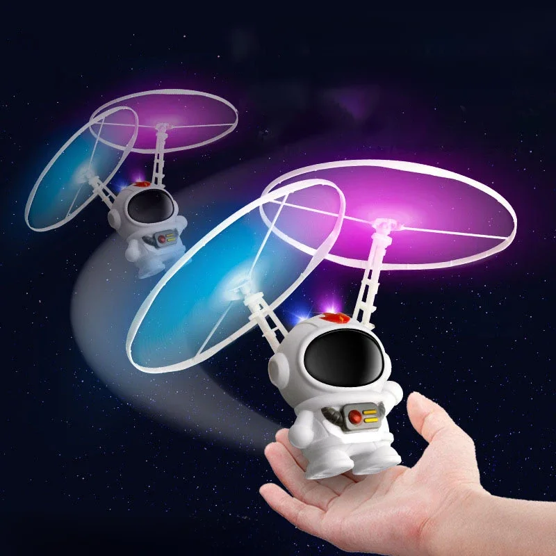 Mini indukcyjna latająca zabawka na podczerwień w stylu astronauty samolot helikopter zabawka indukcyjna latająca maszyna automatyczny lot zabawka dla dzieci — zdjęcie 2