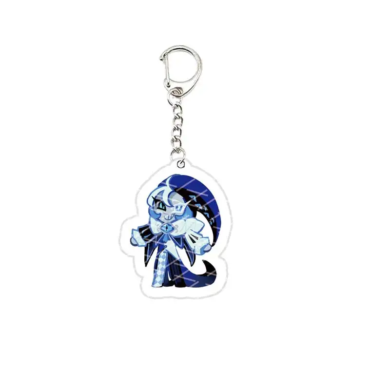 Cute Shadow Milk Cookie Keychains for Accessories Bag  Acrylic Shadow Milk Cookie Pendant Keyring Key chain Fans Gifts