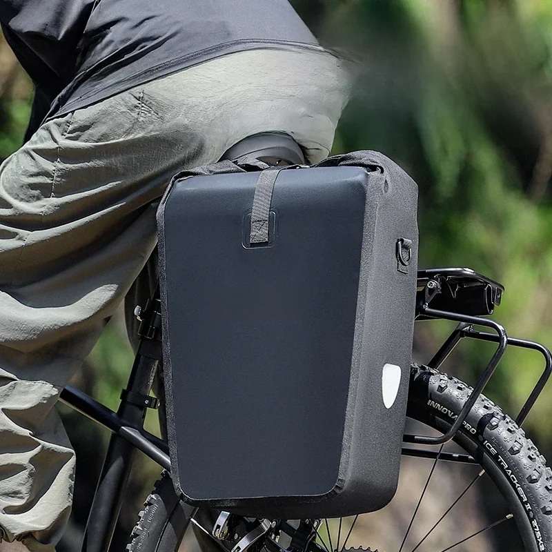 AliExpress West Biking WEST BIKING Bicycle Bag Waterproof Large Capacity Travel Cycling Rear Rack Tail Seat Trunk Bags Mutli-use Road MTB Bike Pannier