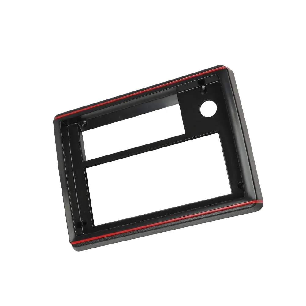 

Черная лицевая панель Crossdesign с красной окантовкой для радиоприемников, подходит для El Camino и Monte Carlo GMC 1981-1988 годов выпуска, прочная и долговечная.