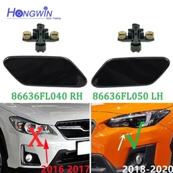 Headlight Washer Nozzle Cover Headlamp Water Spray Jet Cap For Subaru XV Crosstrek GT GT3 GT7 2018-2020 86636FL050 86636FL040