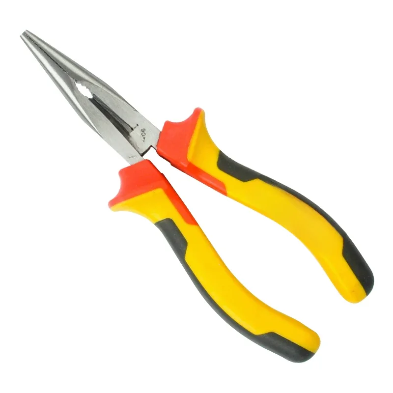Tajima SHP-L6/L8 American tricolor handle needle-nose pliers Needle-nose pliers Multi-purpose needle-nose clamp 6 "8