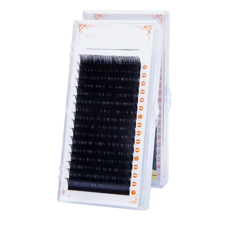 Dosmoth-Zachte Wimperverlenging, Individuele Wimpers, Nepwimpers, Valse Wimper, 16 Rijen Dikte, 0.03 Te 0.20 - afbeelding 2