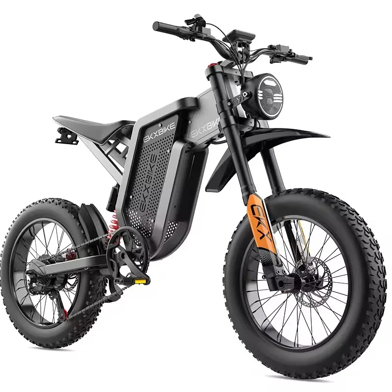 

EKXBIKE X21 2000 Вт электрический велосипед для взрослых мотоцикл 48V35AH аккумулятор 55 км/ч электрические мотоциклы 20 "* 4 Off Road Mountain Fat Ebike