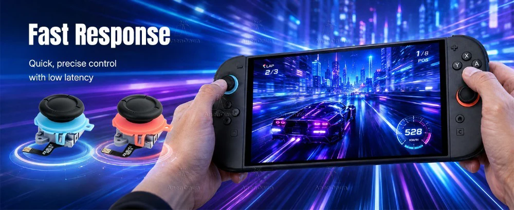 TMR Elektromagnetischer Joystick für Switch 2 Joycon 2 – Verbesserter Ersatz-Analogstick gegen Verschleiß, Drift und Fehler – Premium-Reparaturteil – Detail 5