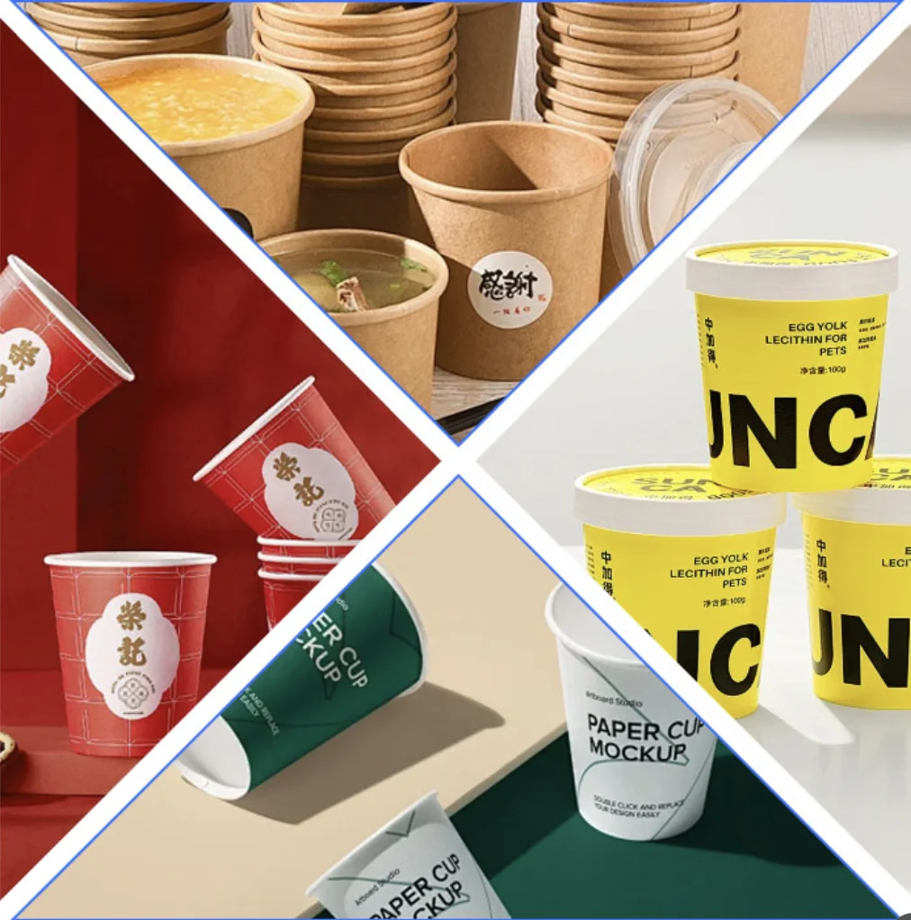 ماكينة تصنيع أكواب الشاي الورقية الأوتوماتيكية بالكامل، ماكينة قطع الأعمال الصغيرة ذات الميزانية المنخفضة الجديدة 90-100 قطعة/الدقيقة #2