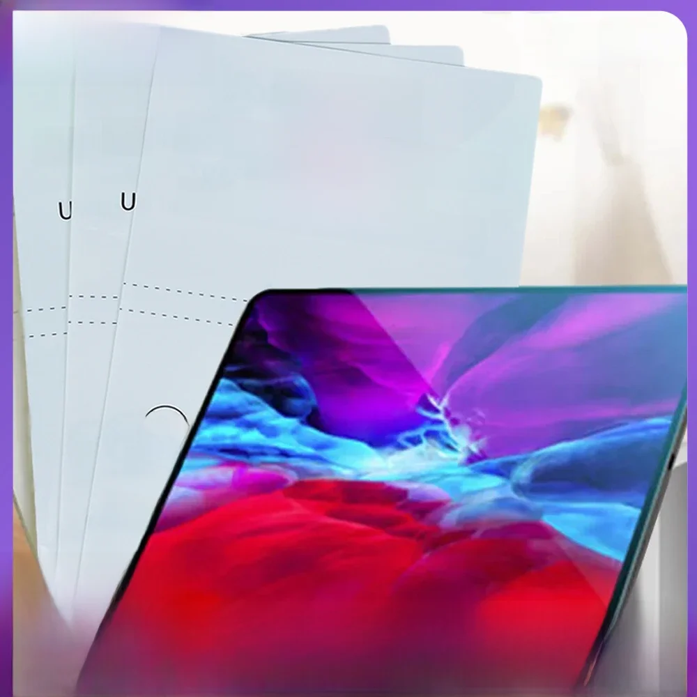 FONLYU 20PC Folia hydrożelowa TPU do iPada 9.7 10.5 Pro 11 12.9 14-calowy tablet Laptop Przedni ekran Ochrona maszyny do cięcia Ploter — zdjęcie produktu 7