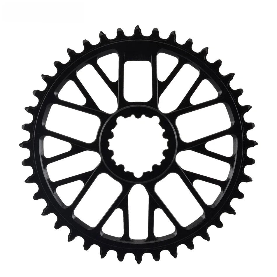 AliExpress GOLDIX Ultralight Directly Install Chainring Narrow Wide Teeth Single speed Chainwheel 0mm Offset For MTB/Road Bike Crankset