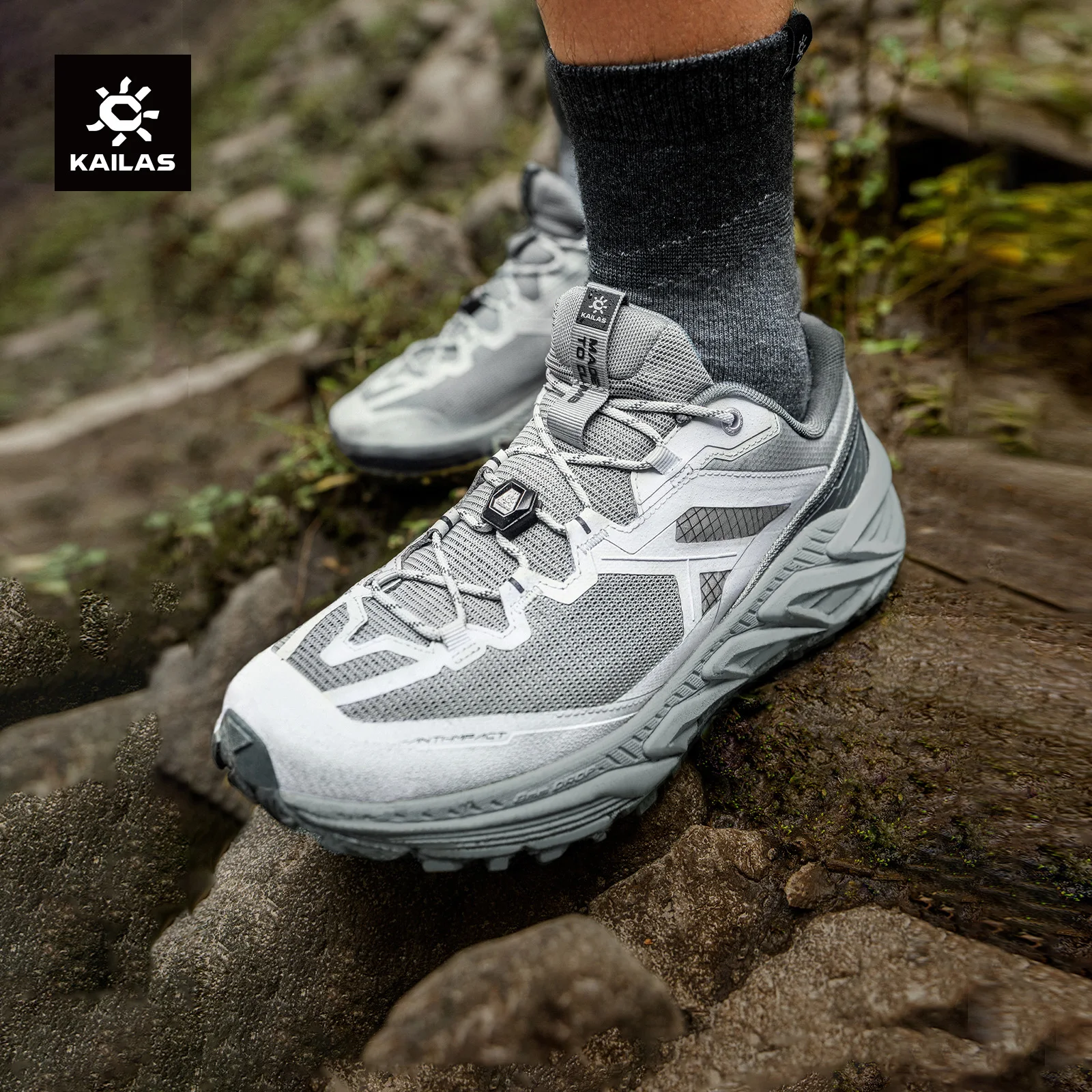 

KAILAS New SHAN XING -2 Male Hiking Shoes With Vibram for Men Outdoor Sports Mountaineering Trekking Breathable Shoes KS2522123