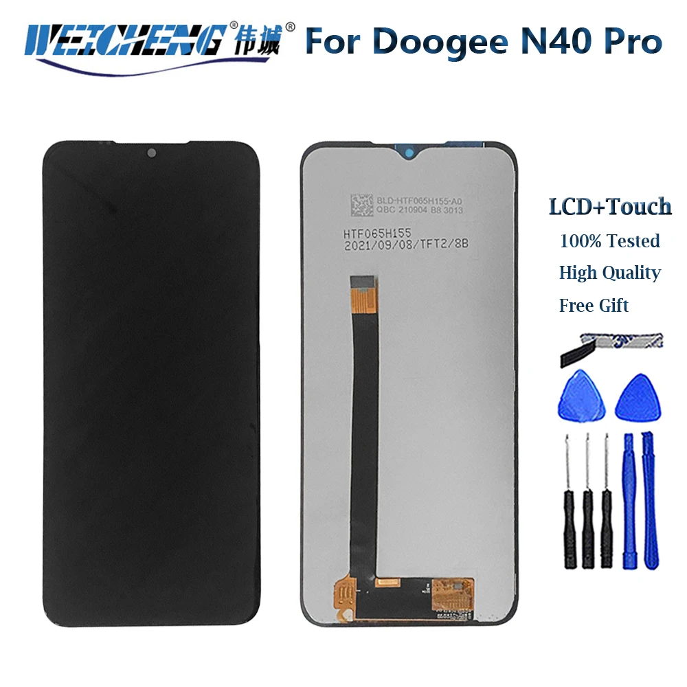 Original para doogee n40 pro n20 pro display lcd + tela de toque digitador assembléia para doogee n50 n55 n55 plus n55 pro tela lcd