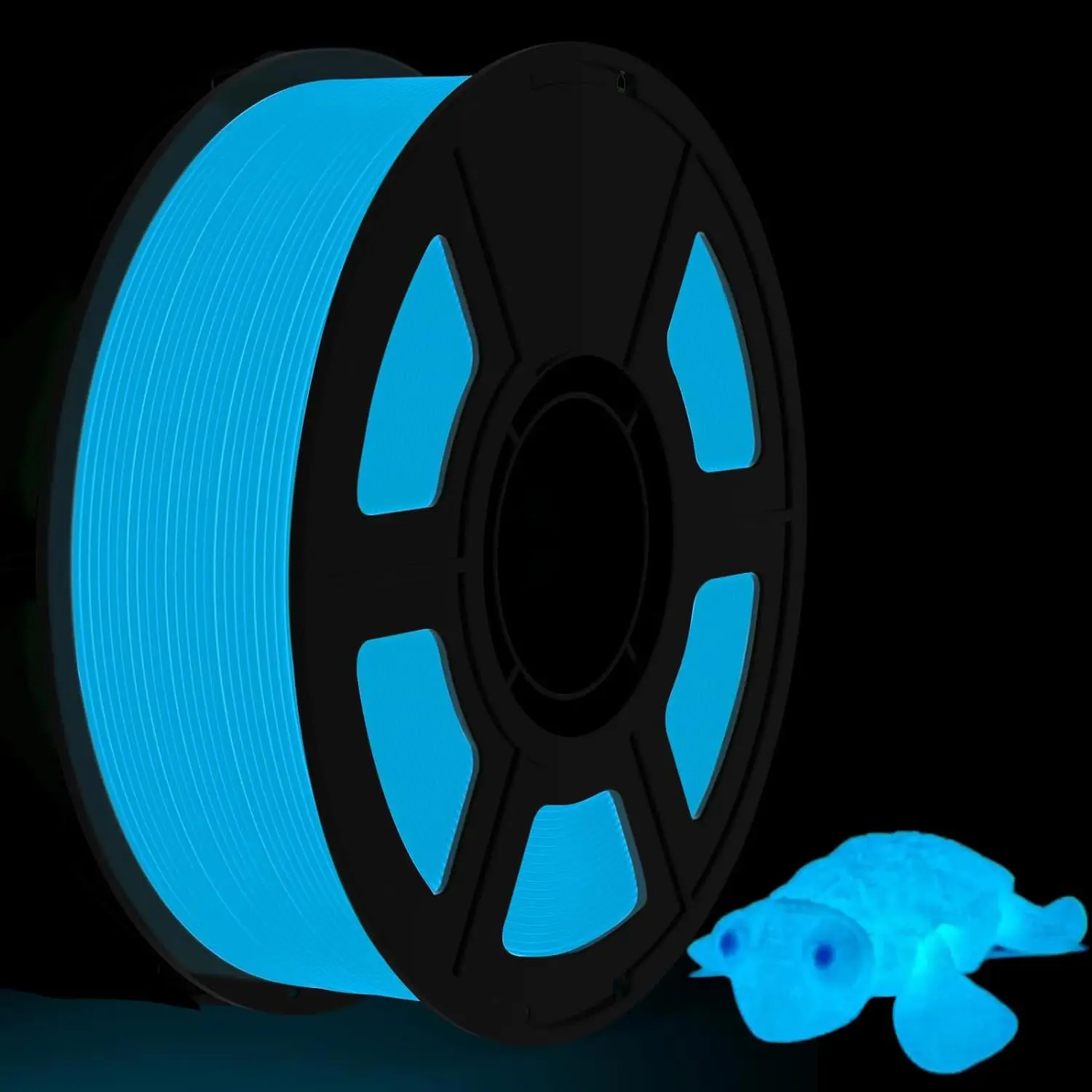 

Glow in The Dark TPU 95A 3D Printer Filament 1.75mm 3D Printing Filament 250g Dimensional Accuracy +/- 0.03,blue