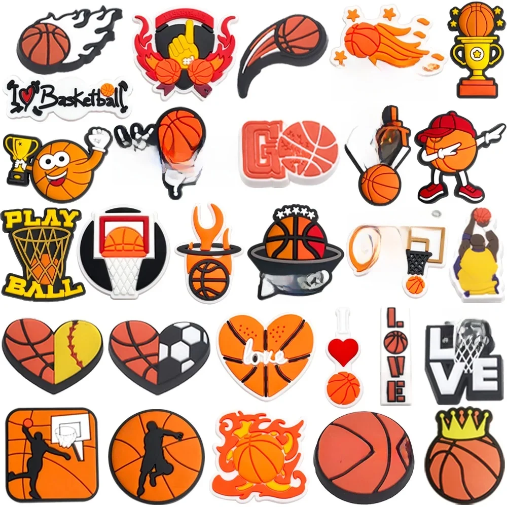 Mcredible Shoe Charms for Clogs, Sandals Decoration, Basketball dehors Match Competition, Shoe Accessrespiration, Friends Gifts