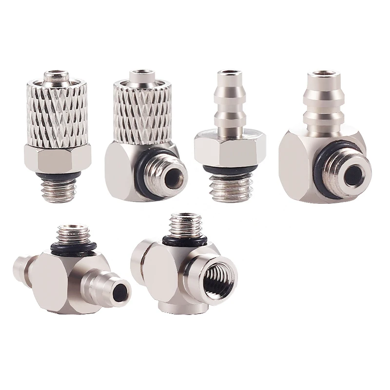 High Quality 1PCS Miniature Quick Screw Straight Through Connector M-3H-4 M-5H-3/4/6 M-6H-4/6 Right Angle M-3/5/6HL-3/4