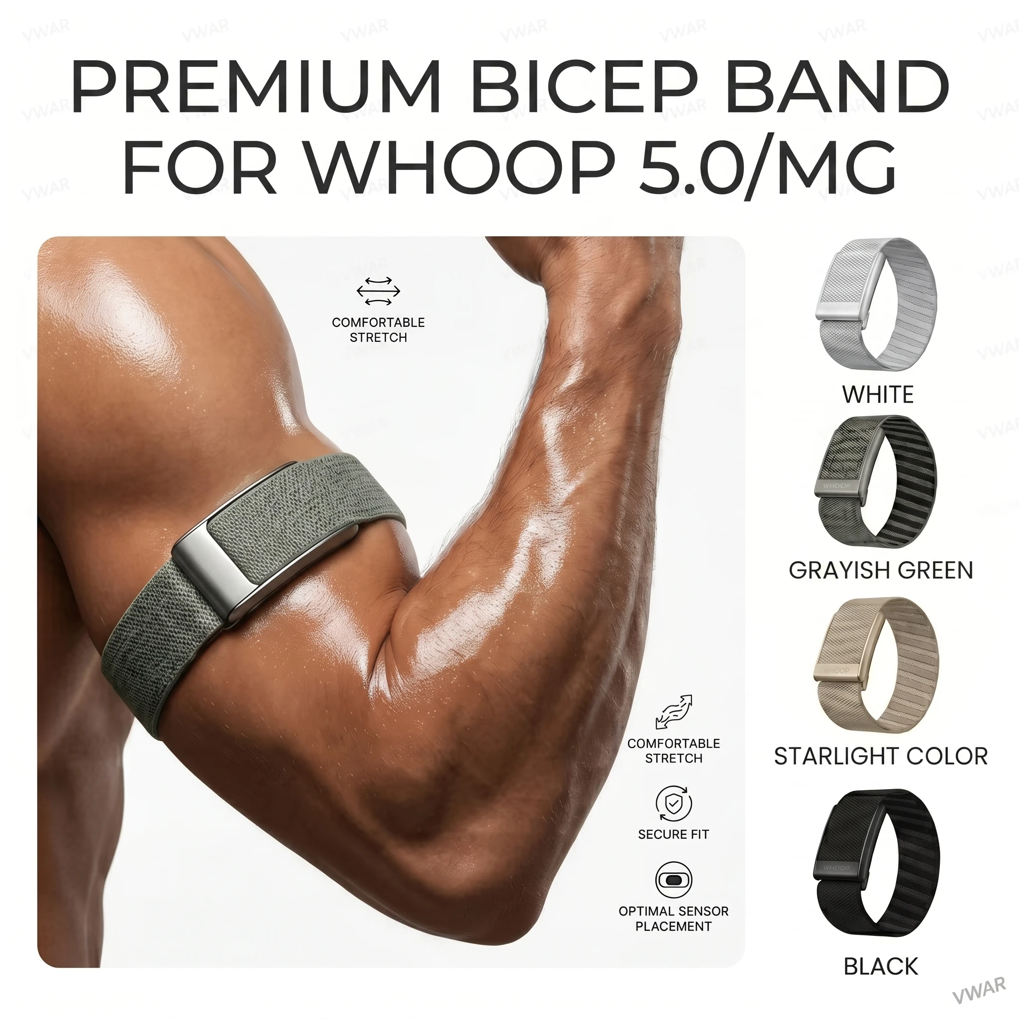 Sport Loop Strap - Bracelet élastique en nylon pour Whoop