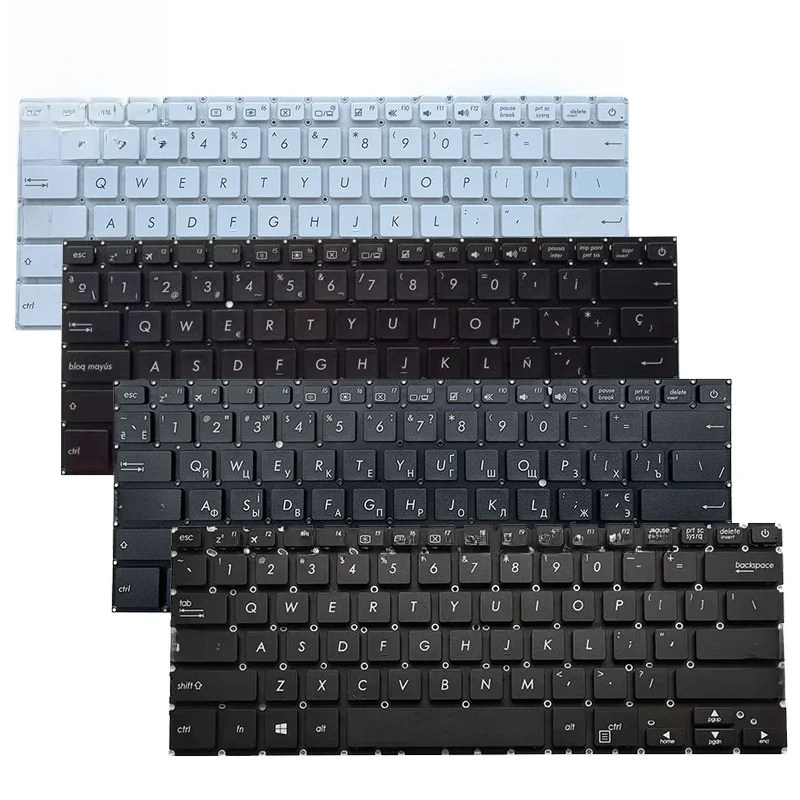 US/RU/SP angielski/rosyjski/hiszpański nowa klawiatura do laptopa ASUS E406 E406S E406M L406 E406MA A3160 — zdjęcie 2