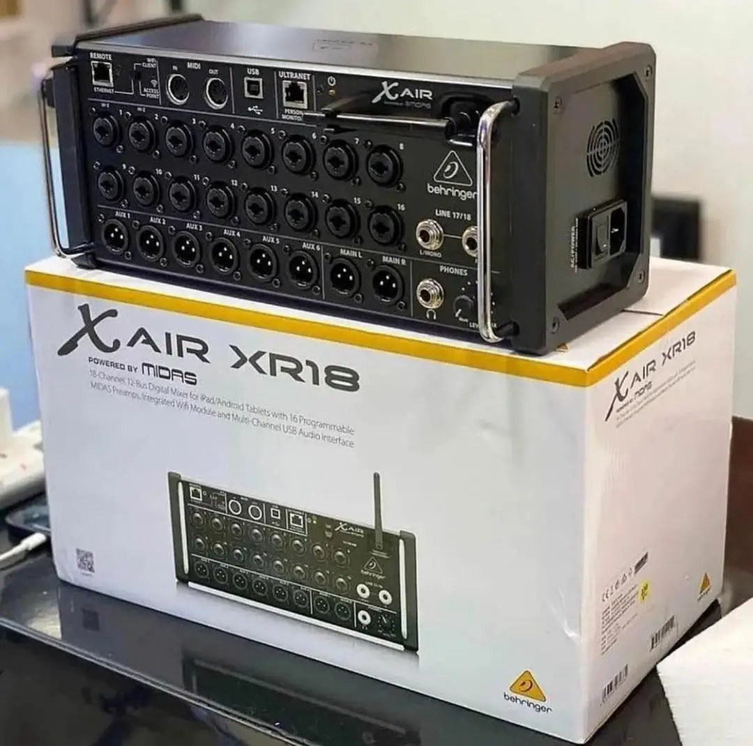 

Hot Sales Original New Behringer X Air XR18 18-channel Tablet-Controlled Digital Mixer Free Shipping