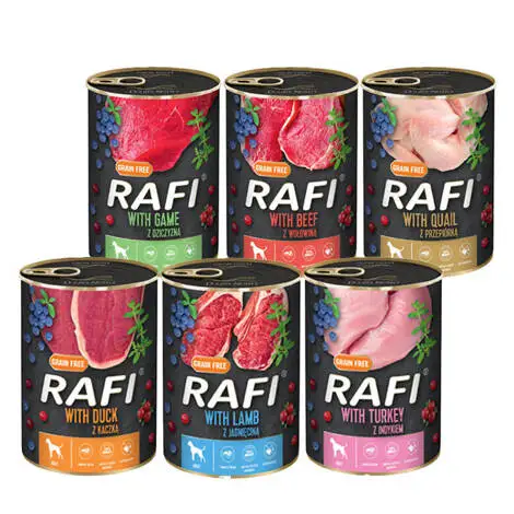 Rafi 24x400g mix Wet dog food