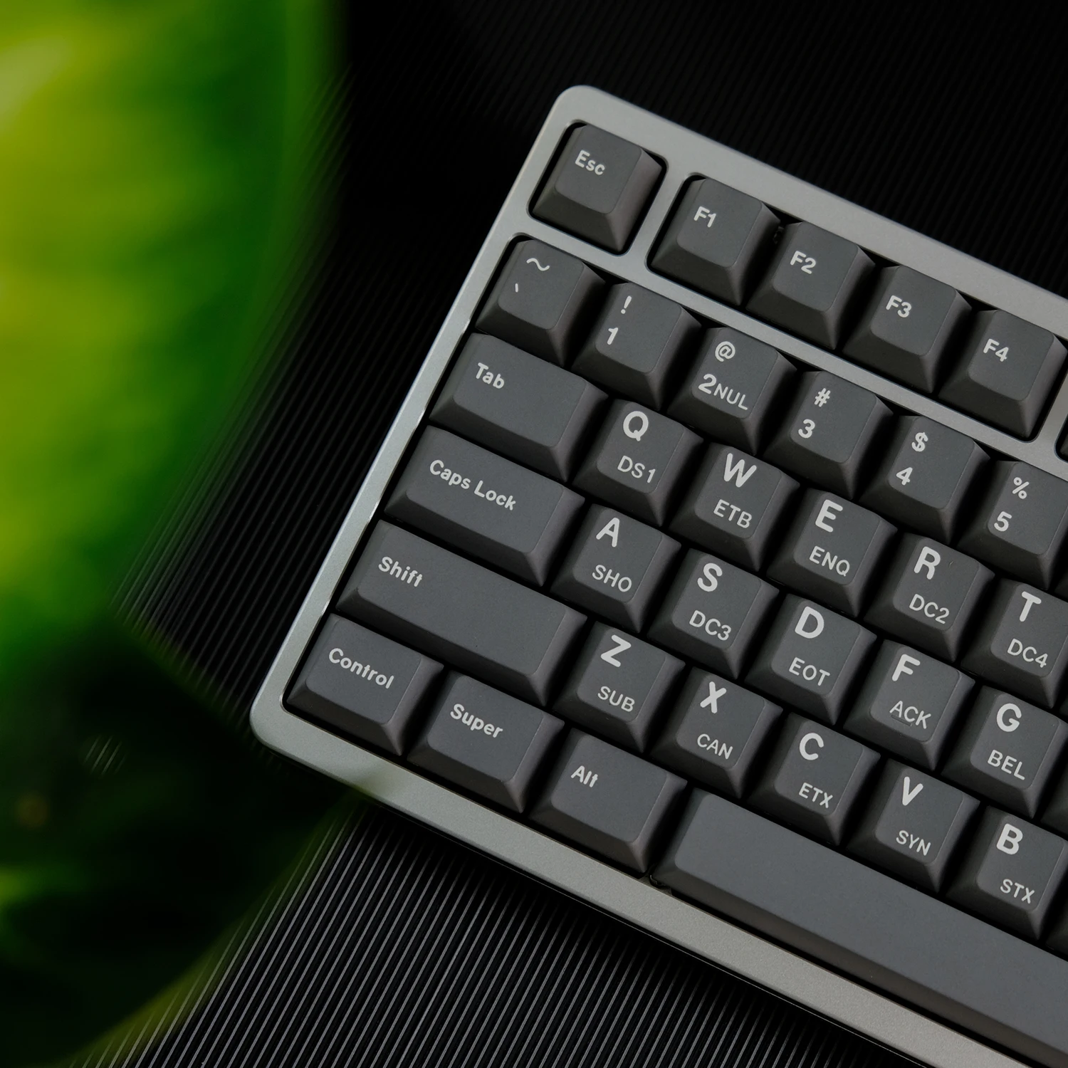 Imagem -02 - Chaves Gmk Ascii Keycaps Cereja Perfil Cinza Escuro Keycap Pbt Tintura Sublimação Teclado Mecânico para mx Switch 1.75u 126