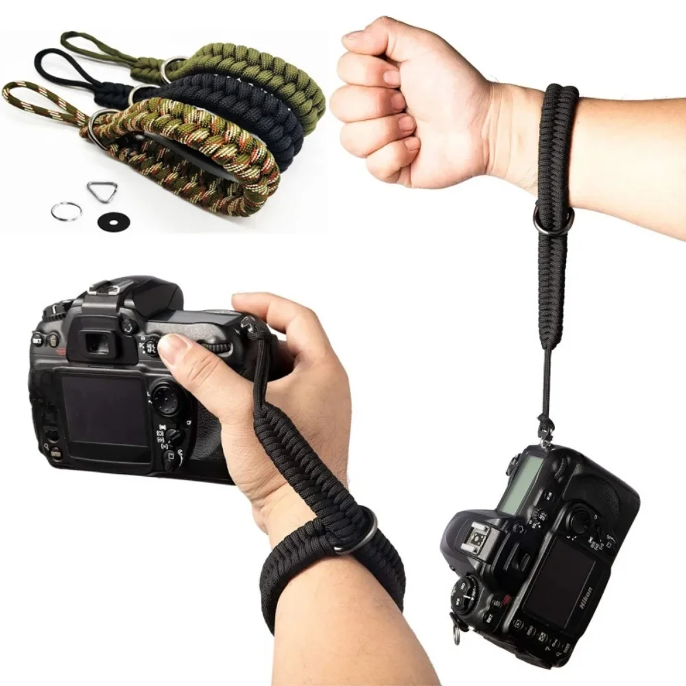 2023 New HandmAde Woven Camera Wrist Strap For Canon Nikon Sony Fuji Leica Olympus Micro Single Ouick Release Hand Strap