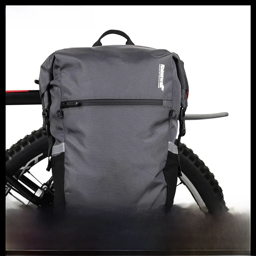 AliExpress Rhinowalk 24L Multifunctional Bike Pannier Bag Waterproof Bicycle Rear Seat Bag Backpack Motor Bag Luggage Bag Cyclimg Bag